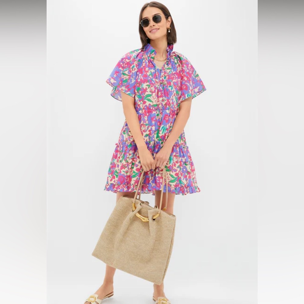 Vibrant Floral Mini Dress